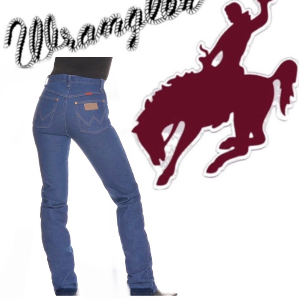 Wrangler Ladies Sz 11 x 34 high waist classic USA Made